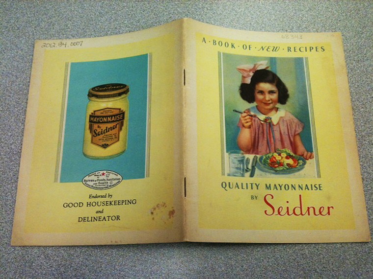 A mayonnaise recipe booklet from 1933