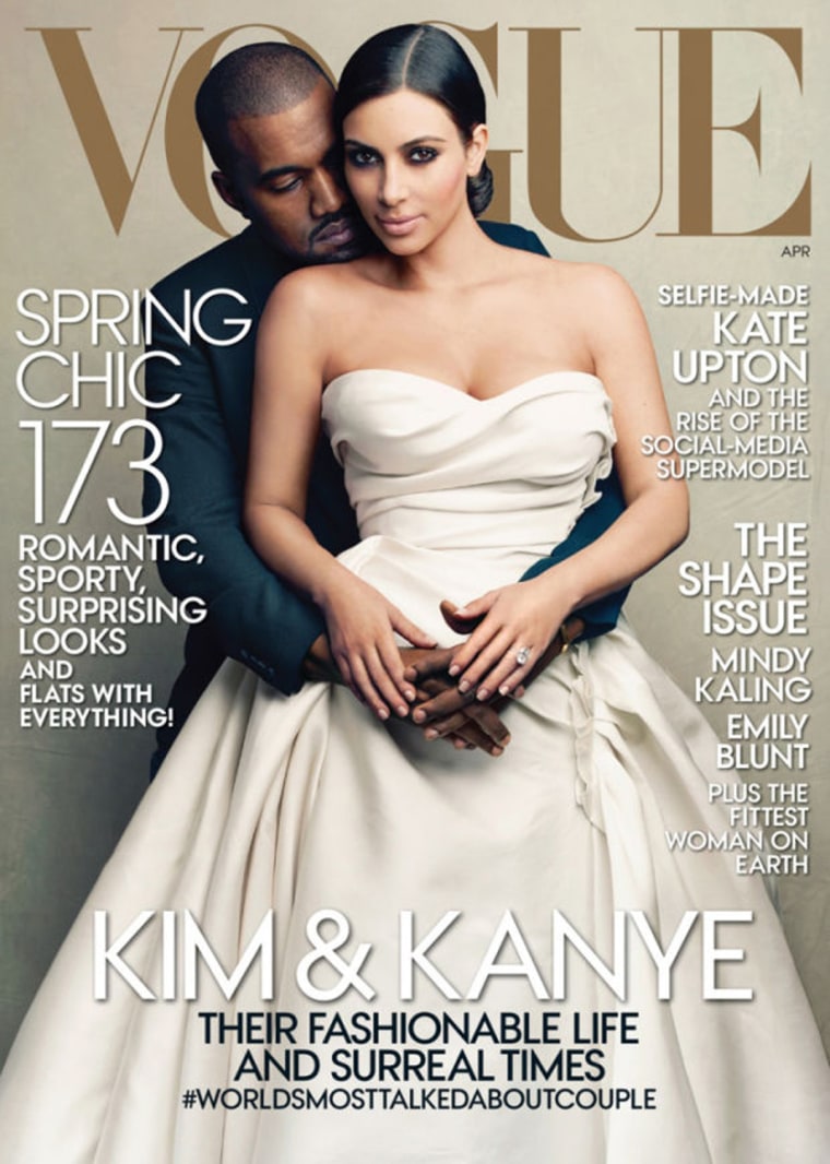 Image: Kim Kardashian and Kanye West