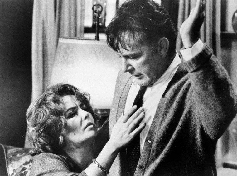 Elizabeth Taylor and Richard Burton went at it full throttle in 1966's \"Who's Afraid of Virginia Woolf?\" which was Mike Nichols' debut as a director.