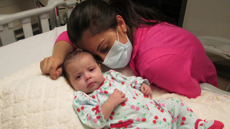 Evangelina Padilla-Vaccaro was diagnosed with a \"bubble baby\" condition just weeks after she and her twin sister Annabella were born.