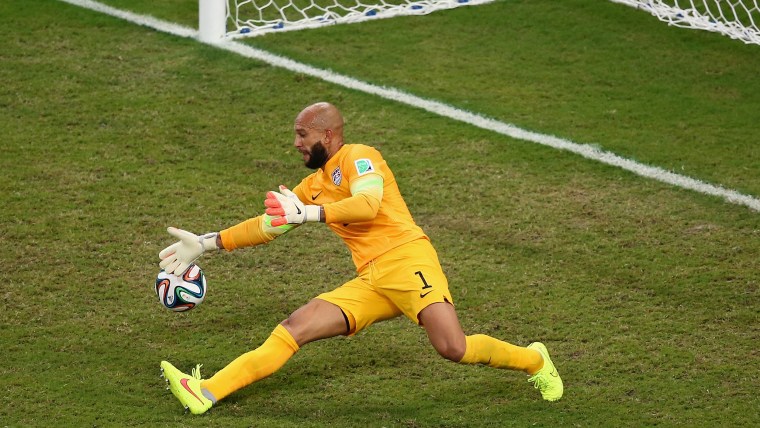 After starring for the U.S. men's national team in this past summer's World Cup, Tim Howard, who has been a role model for those with Tourette syndrome, is serving as an analyst on NBC Sports' Premier League broadcasts this season.