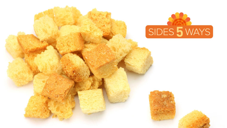 Bread cubes for stuffing
