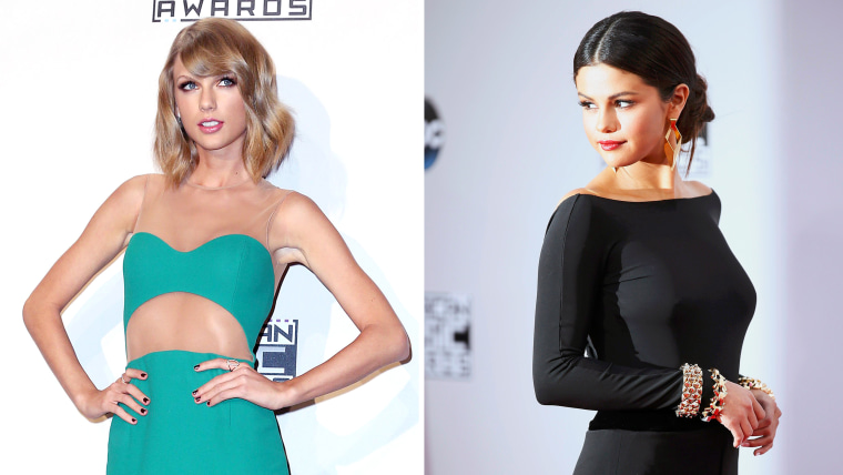 Swift and Gomez at the 2014 American Music Awards.