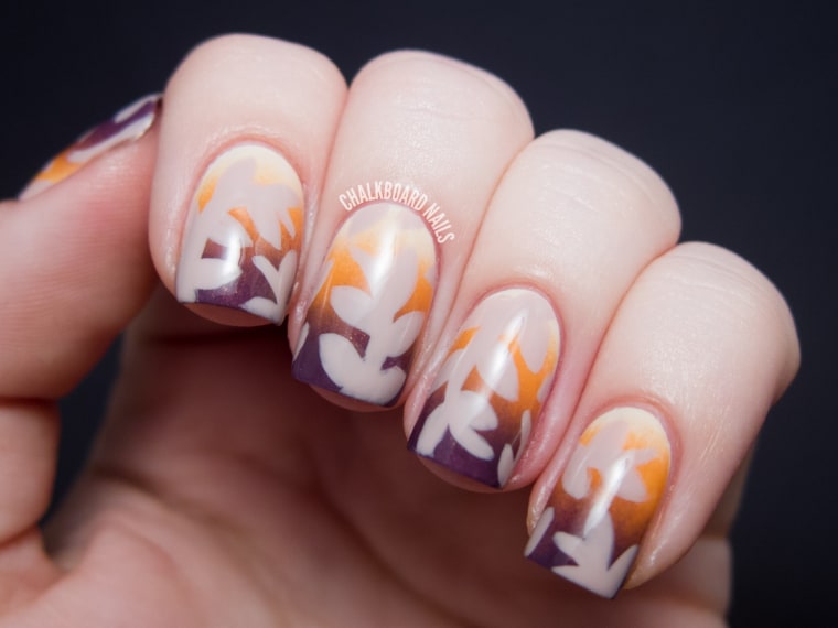 Image: Thanksgiving nail art