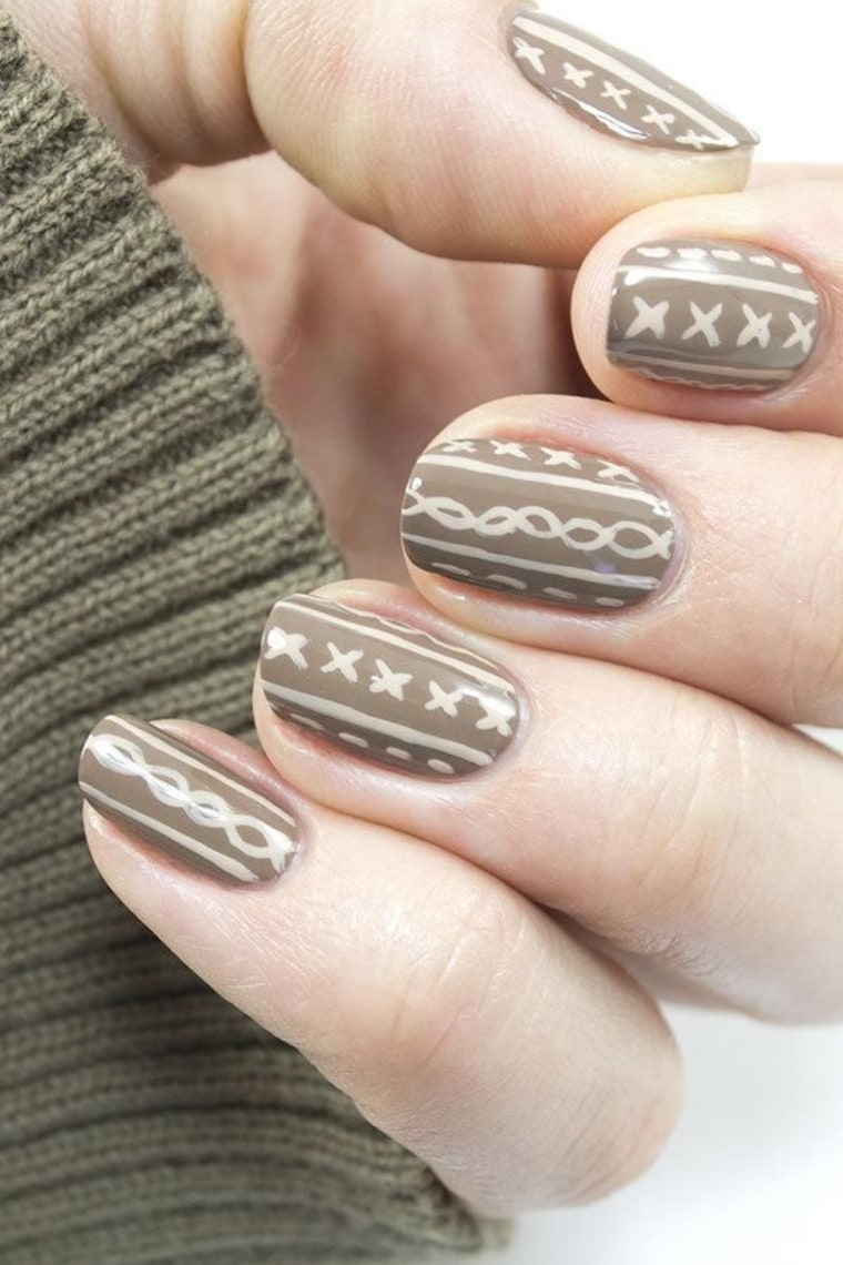 Image: Thanksgiving nail art