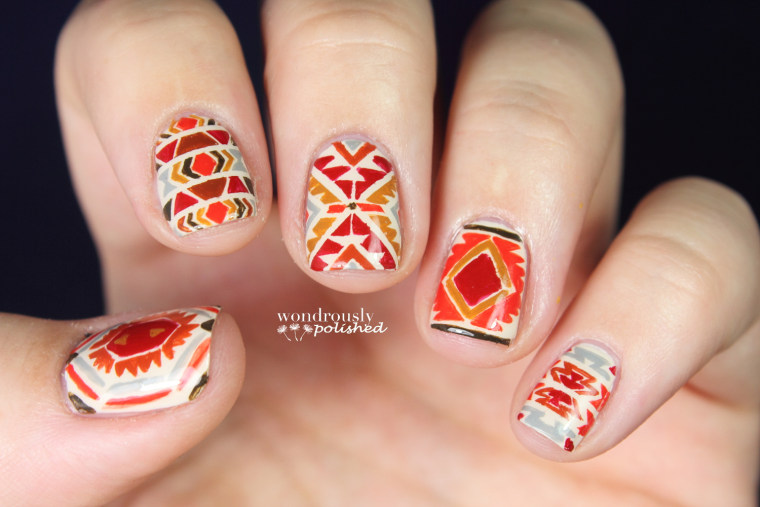 Image: Thanksgiving nail art