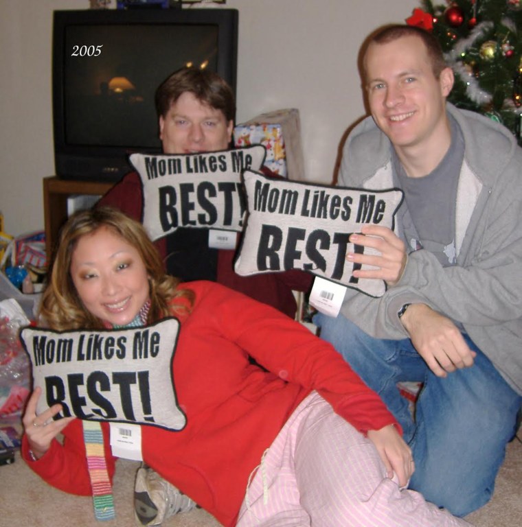 Christmas 2005, with my siblings.