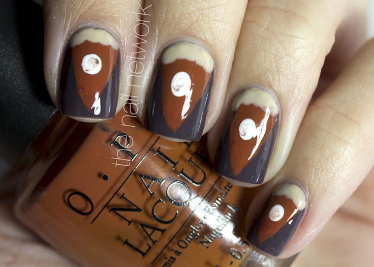 Image: Thanksgiving nail art