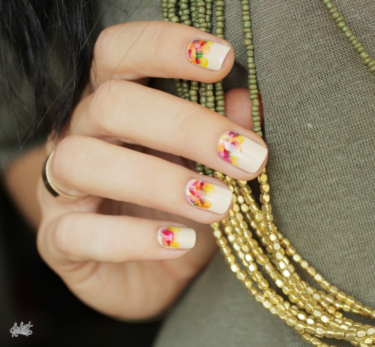 Image: Thanksgiving nail art