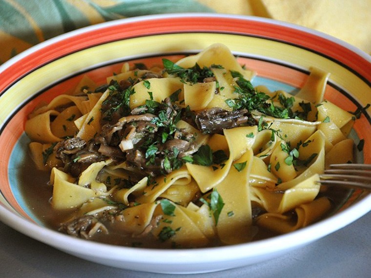 Pasta with Porcini Mushroom Sauce