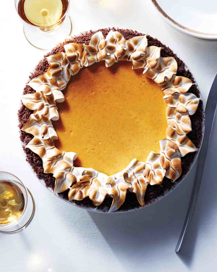 Pumpkin cheesecake pie