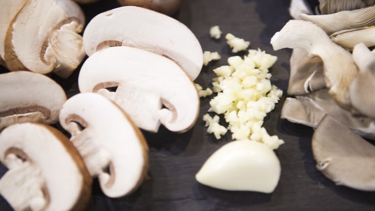 Laura Vitale's mushroom bruschetta.