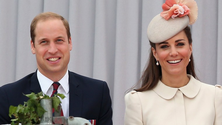 Prince William, Duke of Cambridge and Catherine, Duchess of Cambridge attend a WW1 100 Years Commomoration Ceremony.