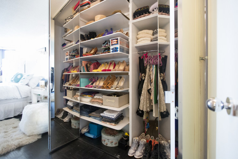 Image: A wide look at Jill Martin's closet