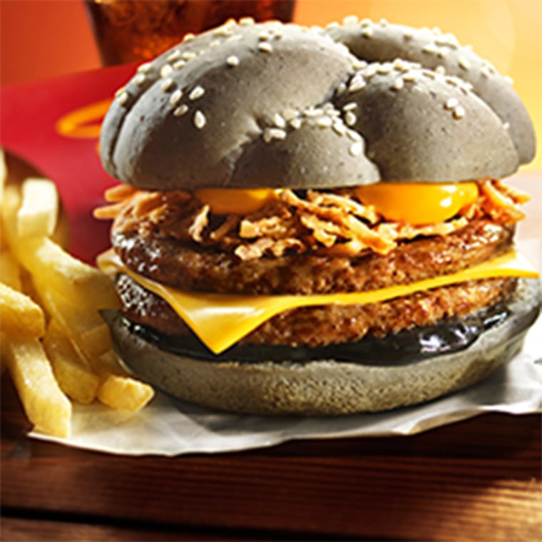 McDonald's Squid Ink Burger