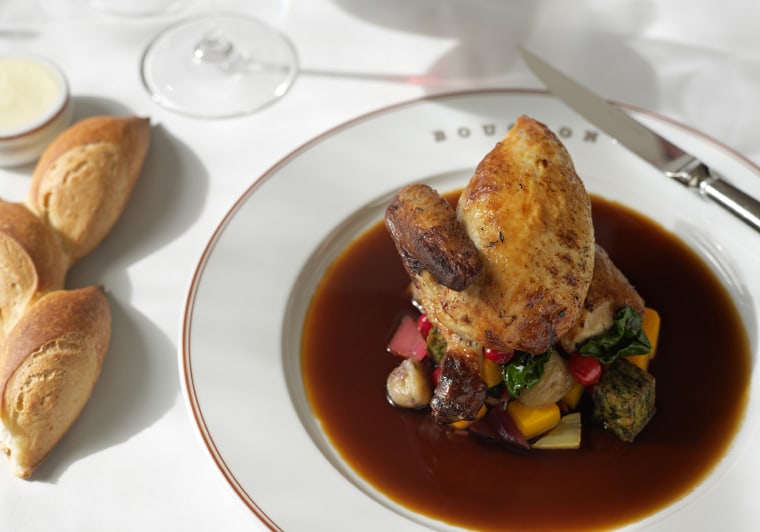 Chef Thomas Keller's poulet roti chicken dish