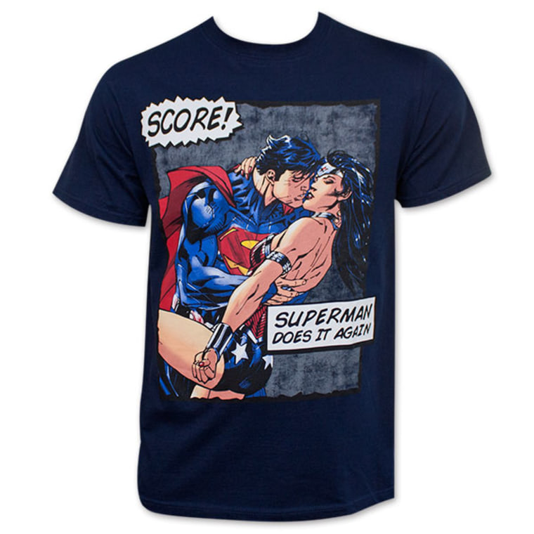 \"Superman Does It Again\" shirt