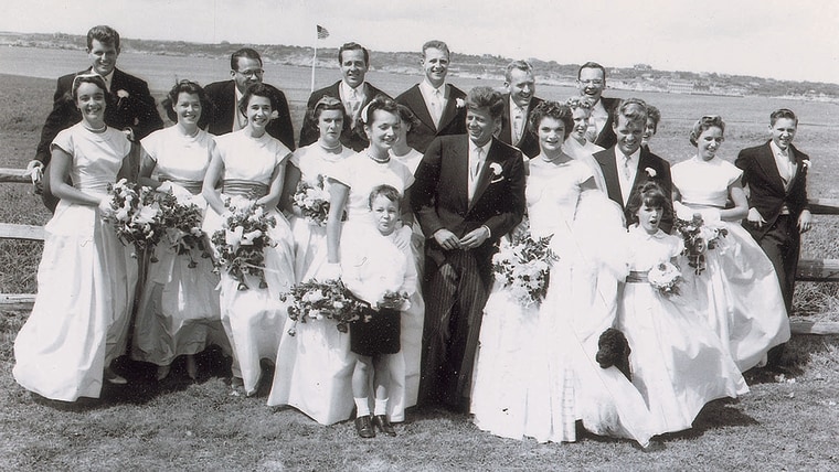 JFK-Jackie Kennedy wedding party