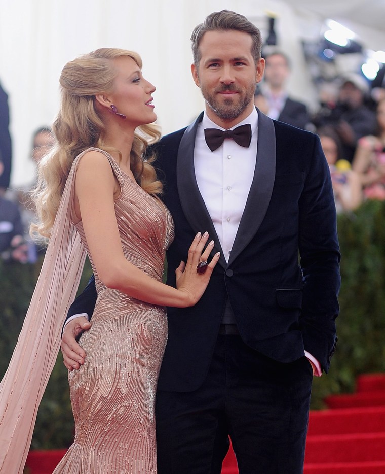Blake Lively and Ryan Reynolds at the Metropolitan Museum of Art in May.