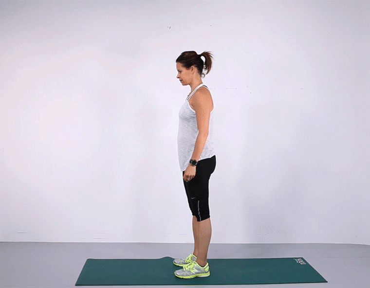 Image: Jenna Wolfe demos the Burpies workout