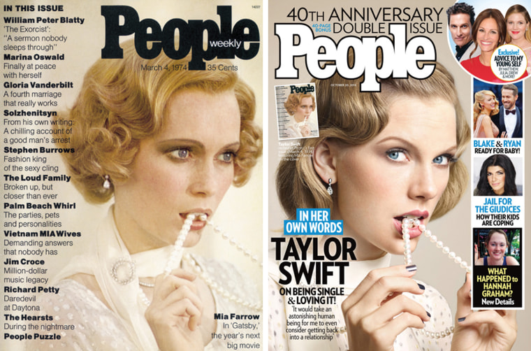 Image: Mia Farrow and Taylor Swift