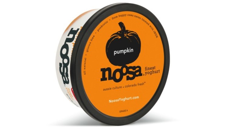 Noosa pumpkin yogurt