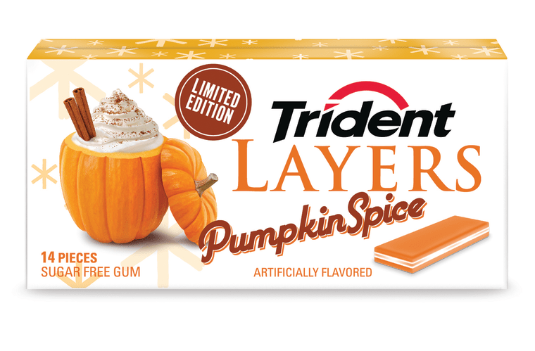 Trident Pumpkin Spiced Layers gum