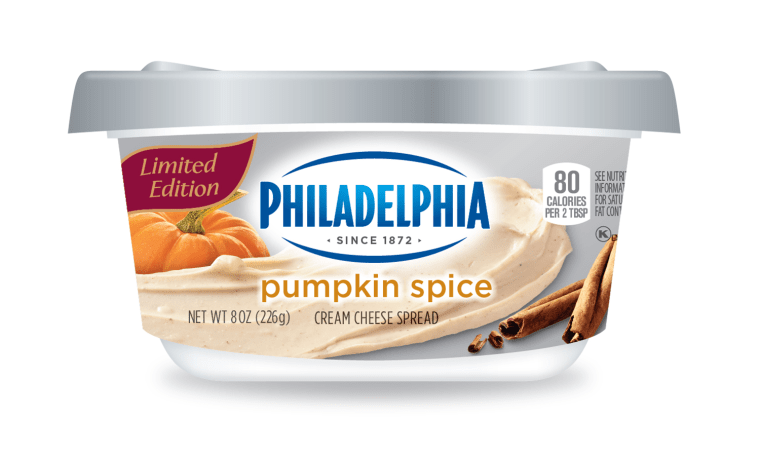 Philadephia Pumpkin Spice Cream Cheese