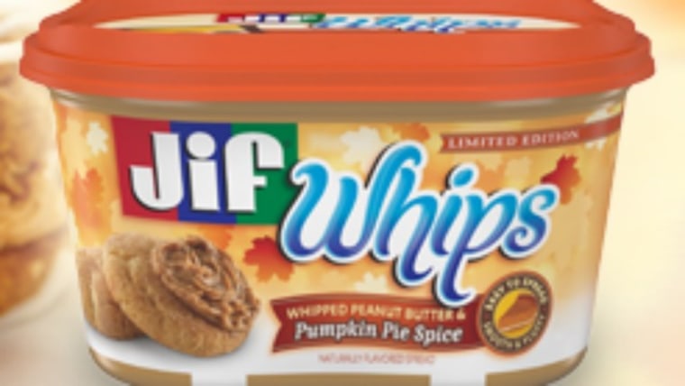 Jif Whips Whipped Peanut Butter and Pumpkin Pie Spice