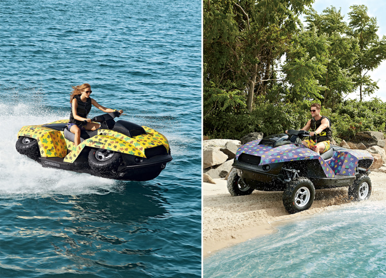 \"His & Hers\" 2014 Vilebrequin Quadski Jet ski