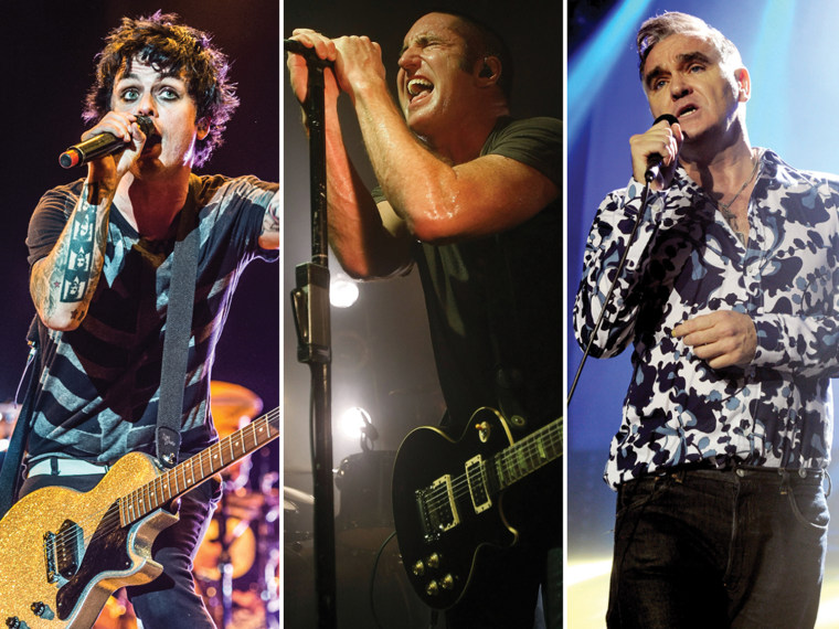 Rock and Roll Hall of Fame nominees include Green Day, NIN, Smiths