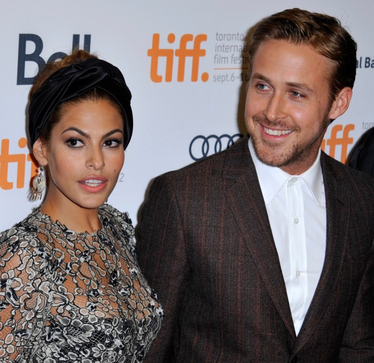 IMAGE: Ryan Gosling and Eva Mendes in 2012.