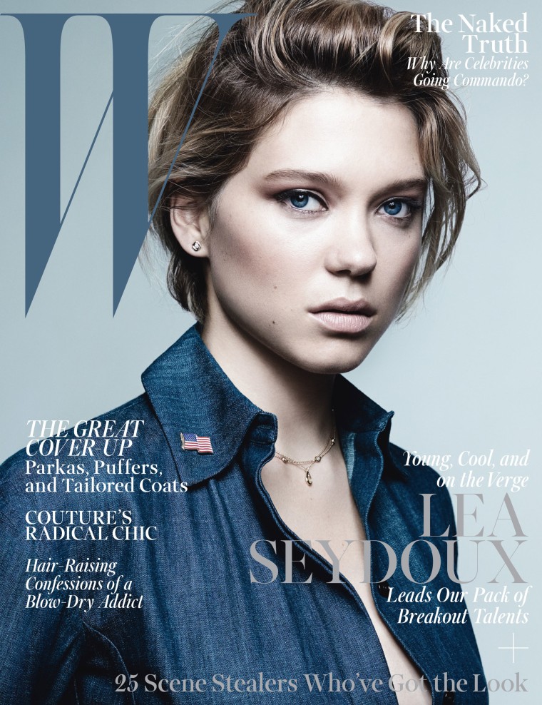 Lea Seydoux on W magazine