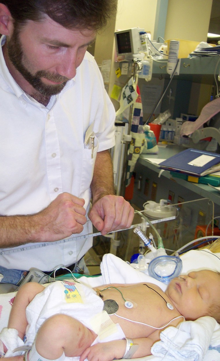 Jeff Hembree and Zeke as a 5-month-old baby