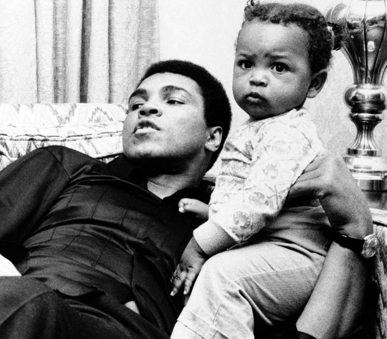 Ali's daughters said The Greatest of All Time was also \"larger than life at home\" while they were growing up.