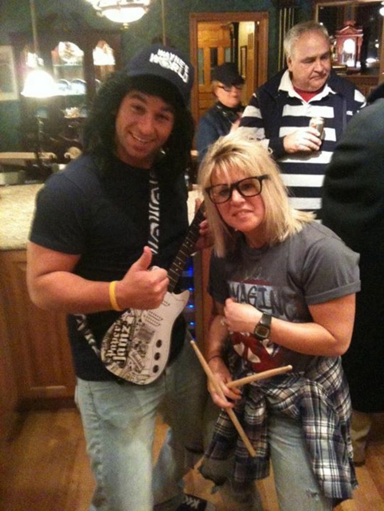 Wayne's World Costume Set – Garth Wig & Glasses + Wayne Wig & Hat – Complete Outfit