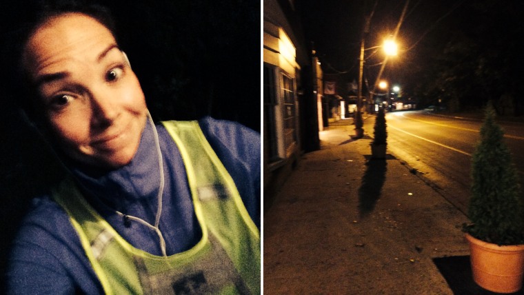 To get in a long run on Monday, Erica Hill hits the road while it's still dark outside.