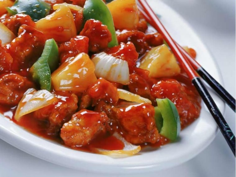 Sweet and sour chicken