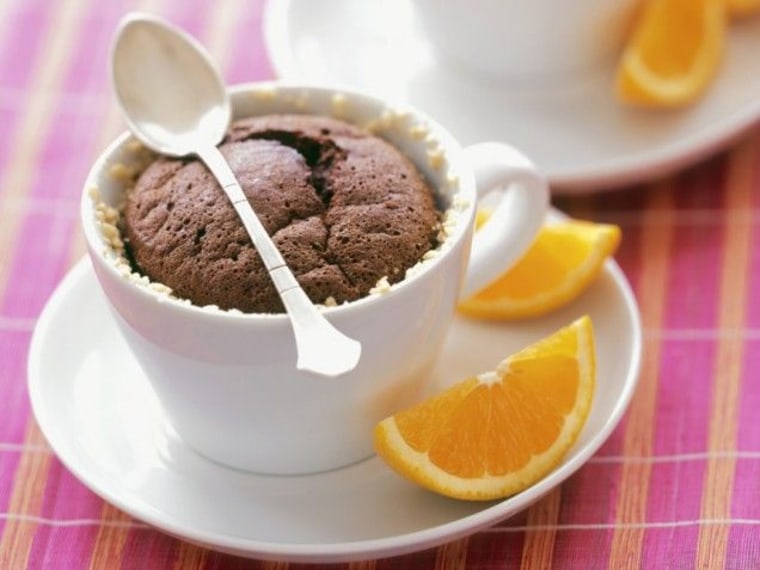 Five-minute chocolate mug cake