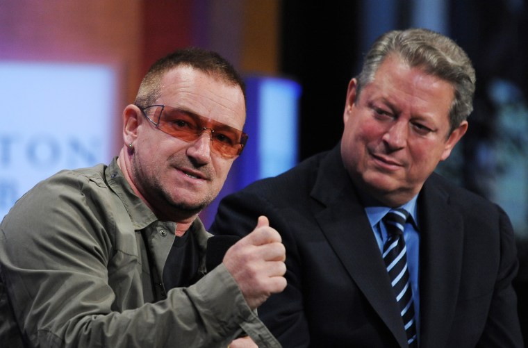 Bono, Al Gore