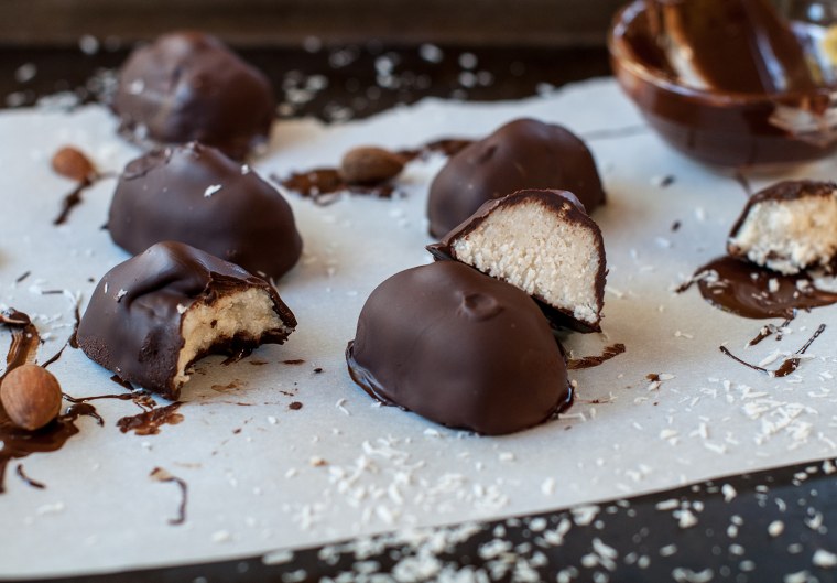 Homemade Almond Joy and Mounds from Marin Mama Cooks