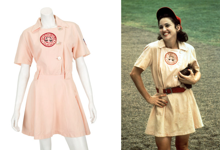 Madonna's \"A League of Their Own\" uniform