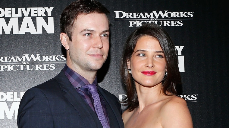 NEW YORK, NY - NOVEMBER 17:  Comedian/actor Taran Killam and actress Cobie Smulders attend the screening of \"Delivery Man\" hosted by DreamWorks Pictur...
