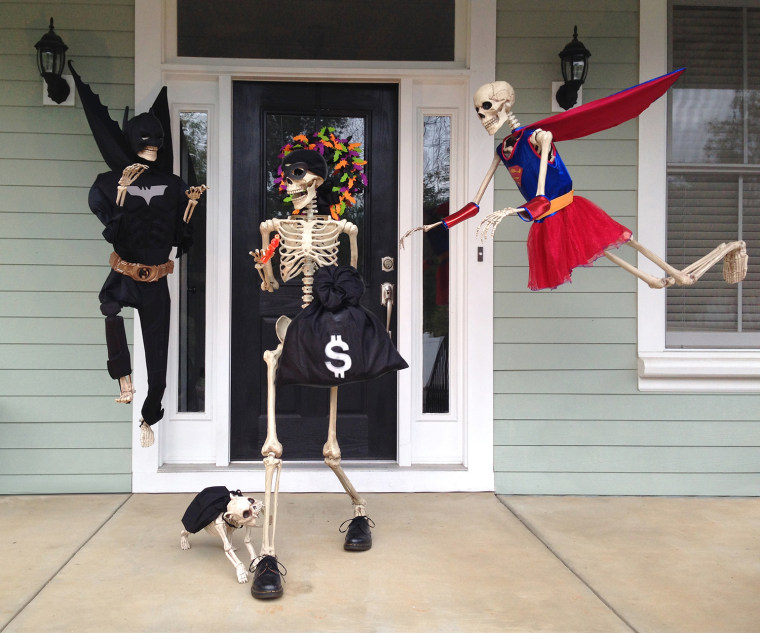 IMAGE: Superhero skeletons