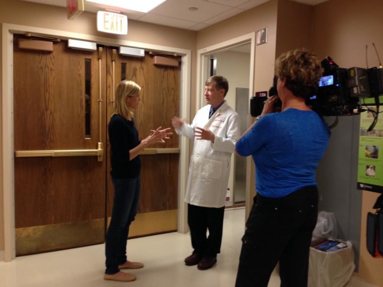 At Nebraska Medical Center, where Ebola survivor Ashoka Mukpo was treated.