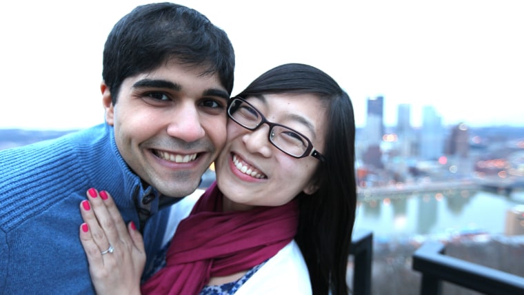 Alice Zhao and her husband