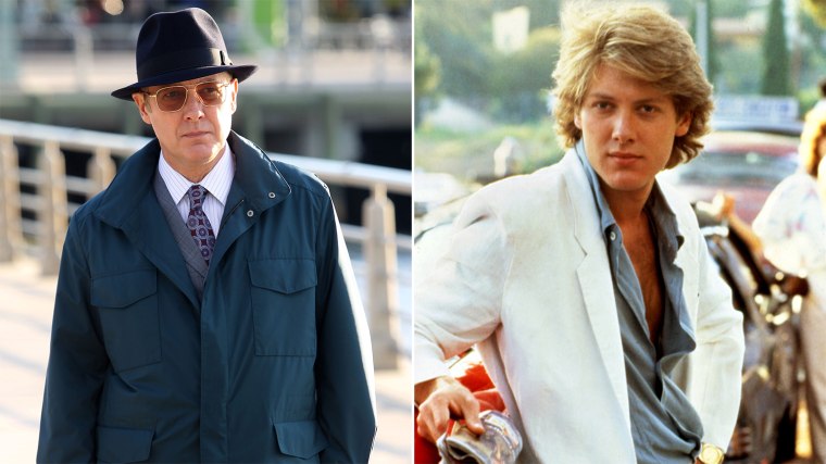 Image: James Spader, then and now