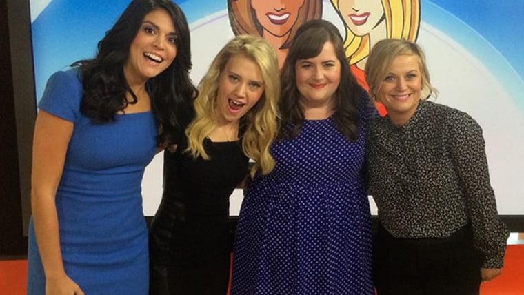 Image: Cecily Strong, Kate McKinnon, Aidy Bryant and Amy Poehler