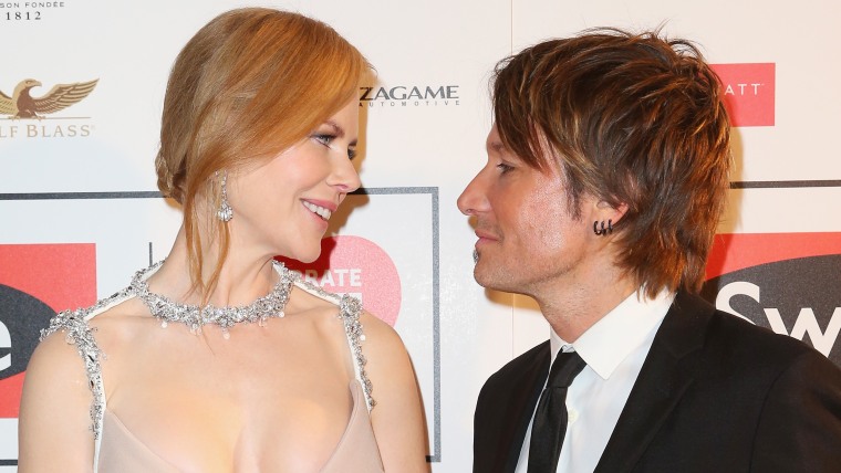 Nicole Kidman and Keith Urban attend the Celebrate Life Ball in Melbourne in June.