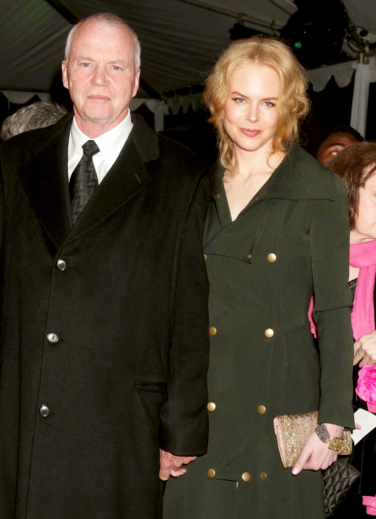 Image: Nicole Kidman with her father, Antony Kidman.